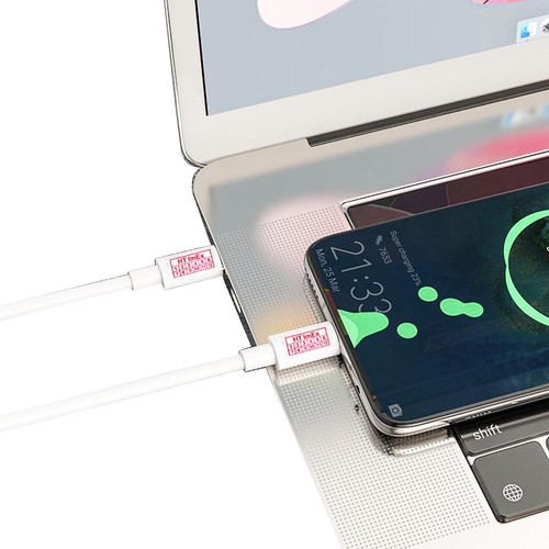 USB C Kabel Ladekabel Anschluss weiß für Kopfhörer Jabra Elite 10 Titanium - Bild 5 von 5