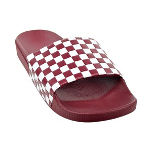 vans slides checkered