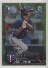 2016 Bowman Draft Chrome Picks Green Refractor 80/99 Ben Rortvedt #BDC-101 4h5
