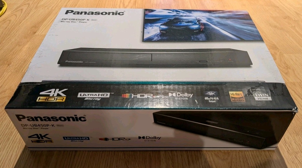 【使用5回のみ】Panasonic DP-UB45-K 4K Ultra HD Panasonic DP-UB45-K ブルーレイプレーヤー 2023年製 Panasonic