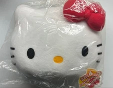 Sanrio Hello Kitty Plush Cushion Pillow with Tag Rare New 12in