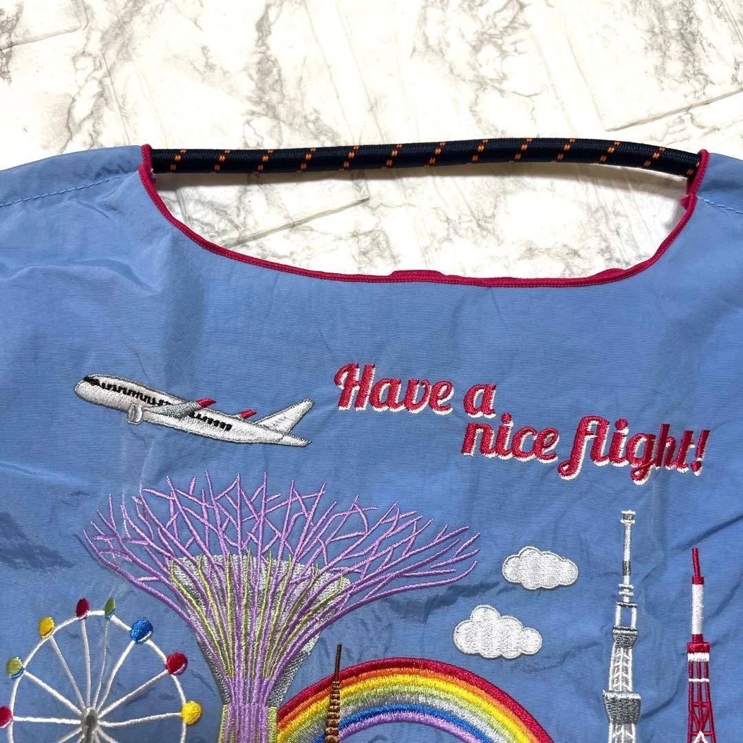 JAL x Ball And Chain Collaboration Eco Bag Zenith Blue JPN Limited