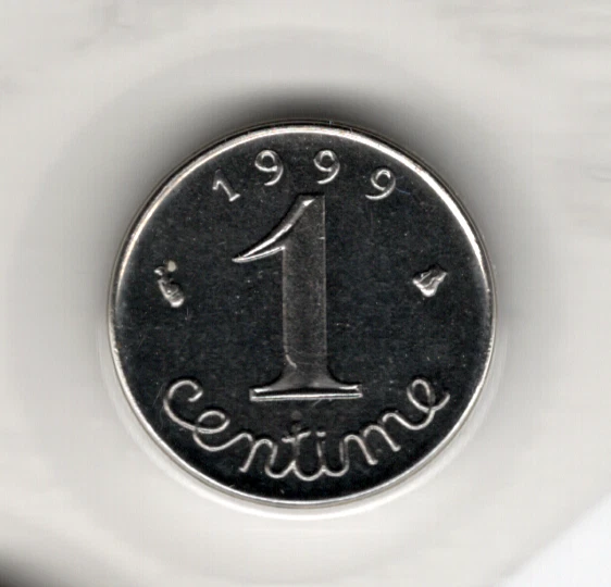 1 CENTIME 1999 BU ÉPI FDC SOUS SCELLÉ - Photo 1/1