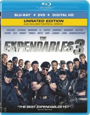 The Expendables 3 (Unrated Edition) (Blu-ray + Digital HD) New Sealed