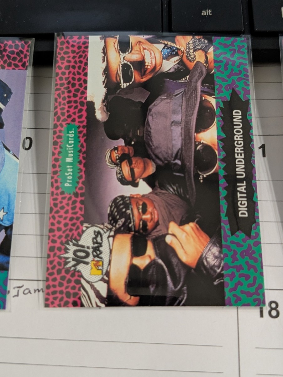 1991 Pro-Set Yo! MTV Raps Music Trading Cards Digital Underground