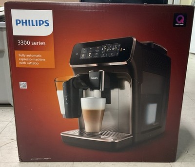 Philips 3300 Fully Automatic Espresso & Coffee Machine w/ LatteGo Milk Frother