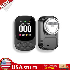 Carbon Monoxide Detectors Plug in, 3-in-1 CO Detector with Temp/Hum Sensor US