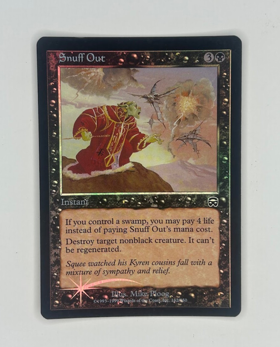 1999 Snuff Out #162 NM-MT psa 8　pop2 1999 Snuff Out #162 NM-MT psa 8 pop2 Snuff Out 1999 Mercadian