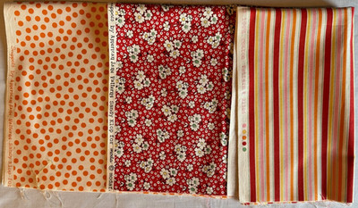 drei fat Quarter MODA Patchworkstoff american Jane sandy Klop je 45 cm x 55 cm