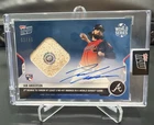 2021 TOPPS NOW # 1019B IAN ANDERSON BASE RELIC AUTO AUTOGRAPH 03/49 Braves WS
