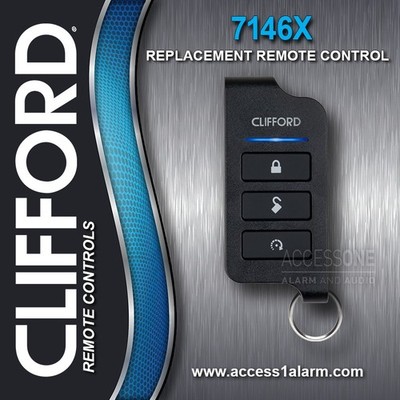 NEW Clifford 7146X 4-Button 1-Way Remote Control EZSDEI7146 IC