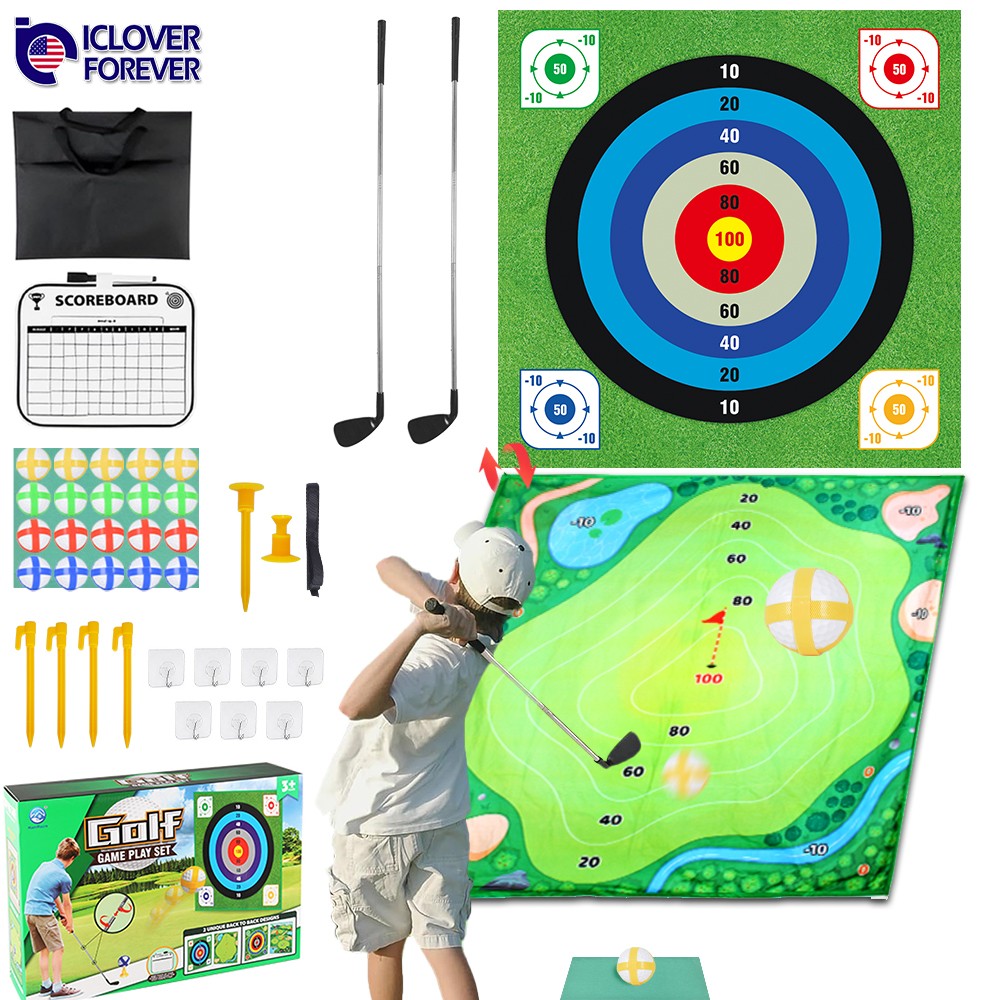Chipping Game Battle Golf Play Set For Kids Adults Indoor Ou