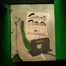 1953 "Sew with Distinction" Kenmore Sears Roebuck And Co. Book 1