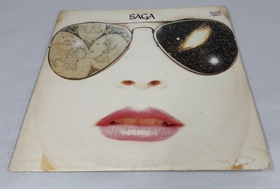 SAGA- WORLDS APART LP 1981 CORCORAN FR 38246