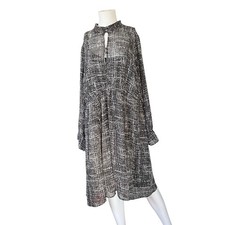 NEW Torrid Mini Chiffon Mock Neck Dress Long Sleeve Plus Size 2X