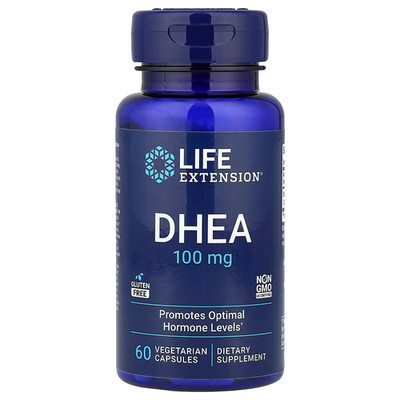 DHEA100 60 Veg Kapseln - 100 MG by LIFE EXTENSION !! KOSTENLOSE LIEFERUNG !!