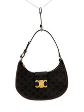 CELINE Shoulder Bag AVA Trionf Canvas Calfskin CML Total Pattern Used