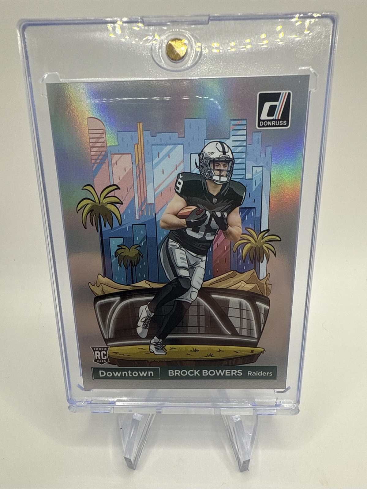 2024 Panini Donruss - Downtown! Brock Bowers #17 (RC)