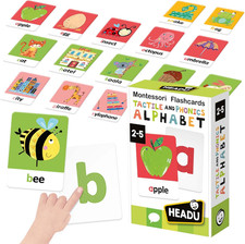 Tactile and Phonics Alphabet Flash Cards Montessori   Preschool Learning Activit
