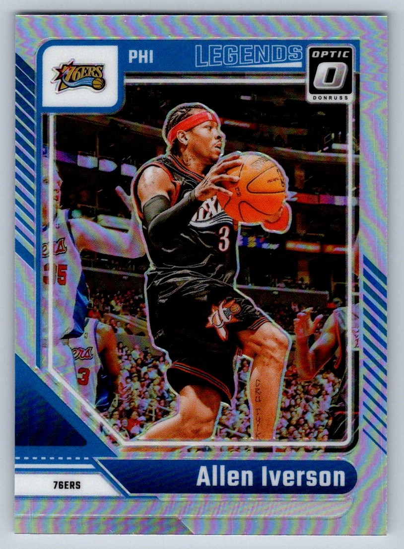Allen Iverson Optic 2024-25 Donruss Optic Fast Break Holo #237