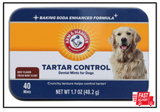 40 Mint Advanced Care Dental Dog Breath Mints For Tartar Bad Breath Control US