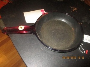 Amber Vision Ware 7” Skillet Corning Non Stick Frying Pan Visions USA NO LID