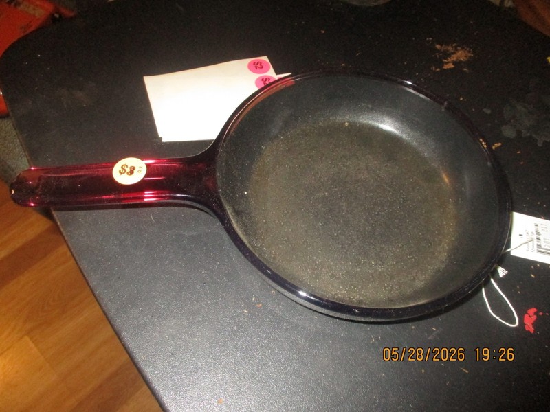 Amber Vision Ware 7” Skillet Corning Non Stick Frying Pan Visions USA NO LID