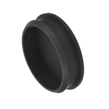 Silicone Snap in Locking Hole Plugs, Seal Cover Panel Round 60.6mm Black,1Pcs