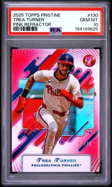 Trea Turner Baseball Serial Numbered Sports Trading Cards