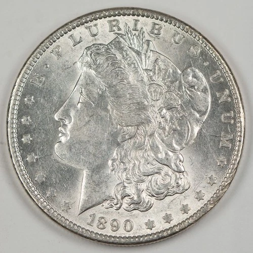 1890 Morgan Silver Dollar AU $1