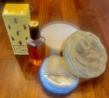 Vintage Ciara Perfume Dusting Powder ( New ) And Perfume Charles Revson