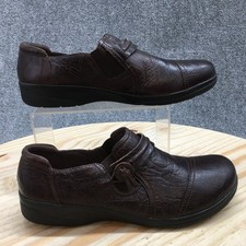 Collection by Clarks Shoes Womens 9.5M Cheyn Madi Loafers Brown Leather 26129952