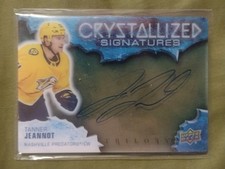 2022-23 Upper Deck Trilogy Crystallized Signatures Tanner Jeannot #C-TJ - Preds