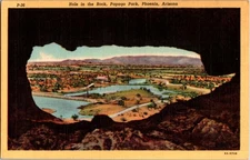 Phoenix Arizona AZ : PANORAMIC SCENE d/24 BF3171