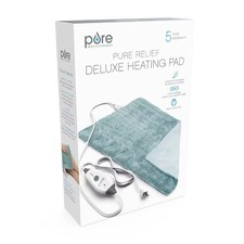 Pure Enrichment PureRelief Deluxe Heating Pad - 12" x 24" - Sea