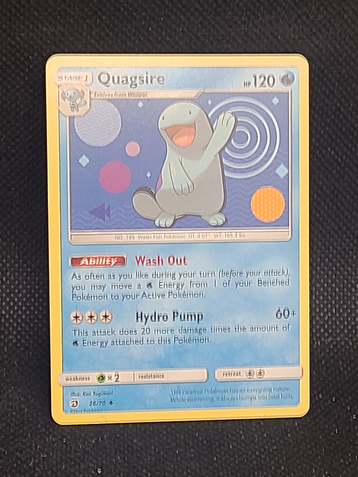 Quagsire Pokemon Dragon Majesty #26/70 MP