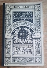 books J F BRIDGE Counterpoint, Novello's Musical Primers           B3 