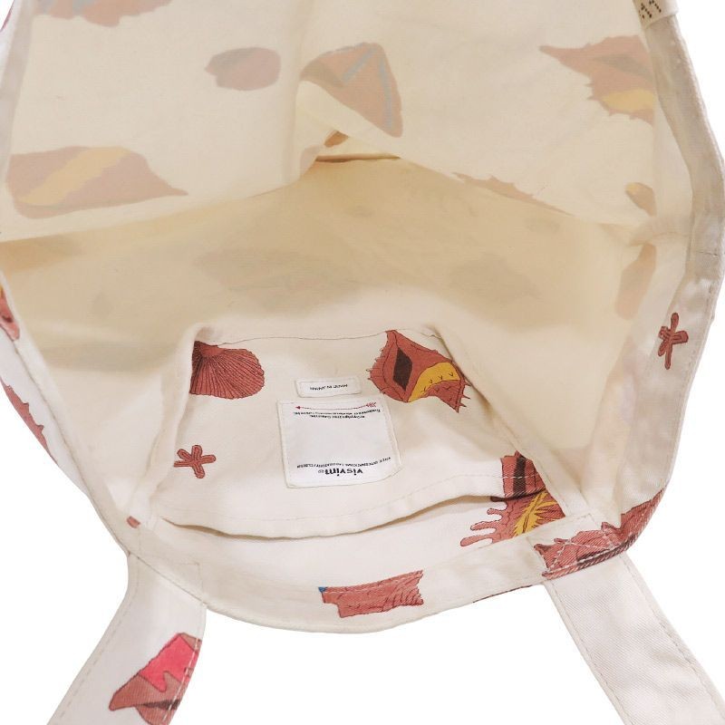 Visvim Shells Tote Bag Ivory Shell Design Men Han… - image 7