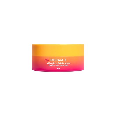 DERMA E Cooling Eye Gel Patches 2 Count 30 Hydrogel Under Eye Treatment
