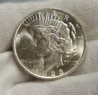 1923 US Peace Silver Dollar $1 Nice Unc