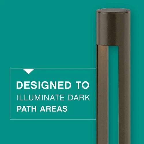 Hinkley Lighting 15601 Atlantis 12V 5.7VA 30" Tall Round Bollard - Black - Picture 6 of 7