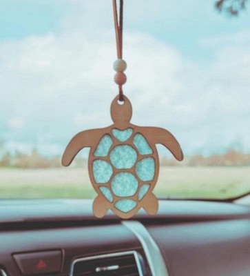 Natural Boho Car Air Freshener - Turtle freshies, Essential Oil Diffuser