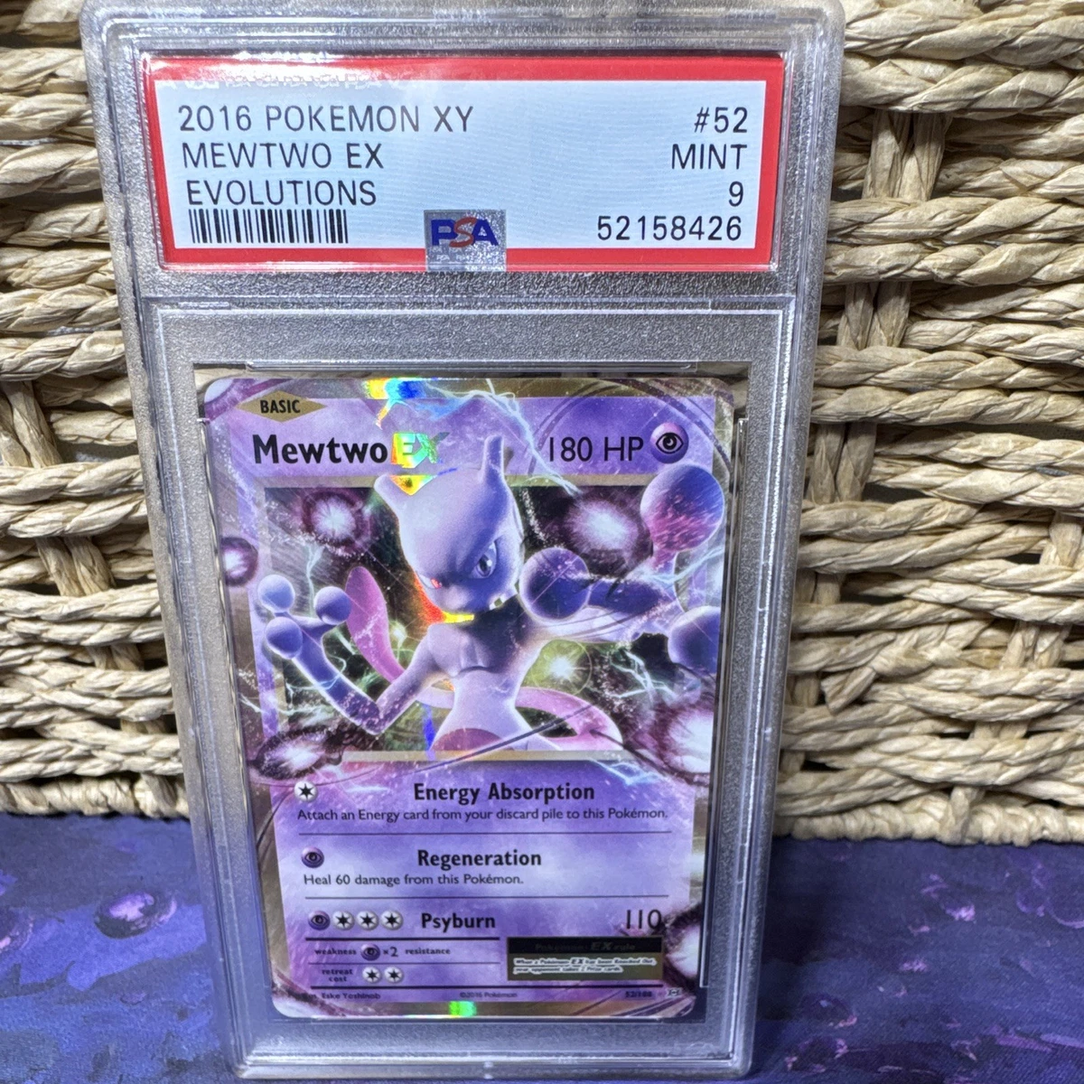 Mewtwo Pokémon TCG Professional Sports Authenticator (PSA