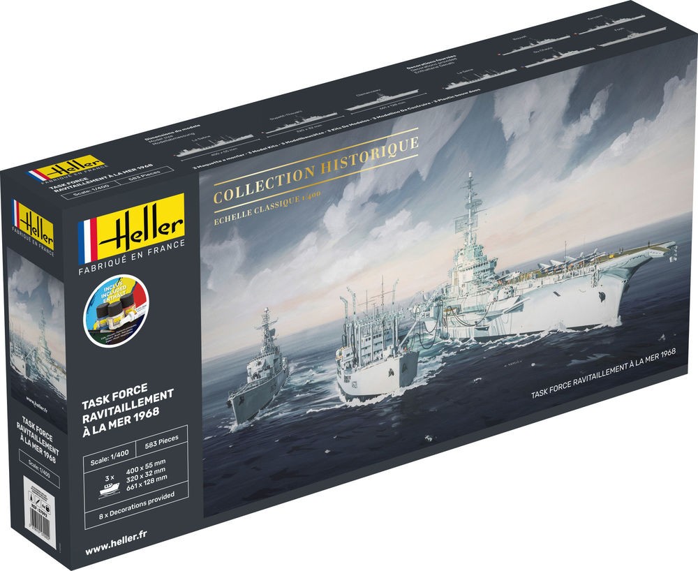 Heller 57092 - 1:400 Starter Kit Task Force ""Ravitaillement A La Mer 1968""