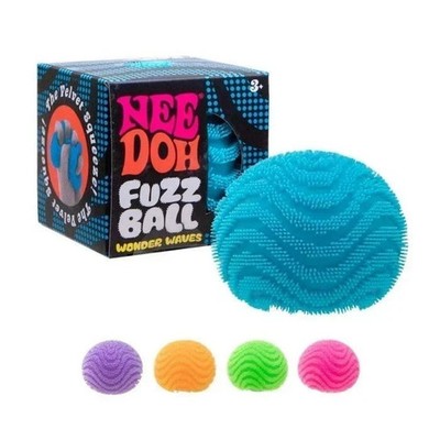 NeeDoh Fuzz Ball Wonder Waves Squishy Stress Ball Nee Doh Fuzzball New