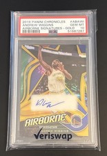 2019 Panini Chronicles Andrew Wiggins Airborne Signatures Gold Auto /10 PSA 10