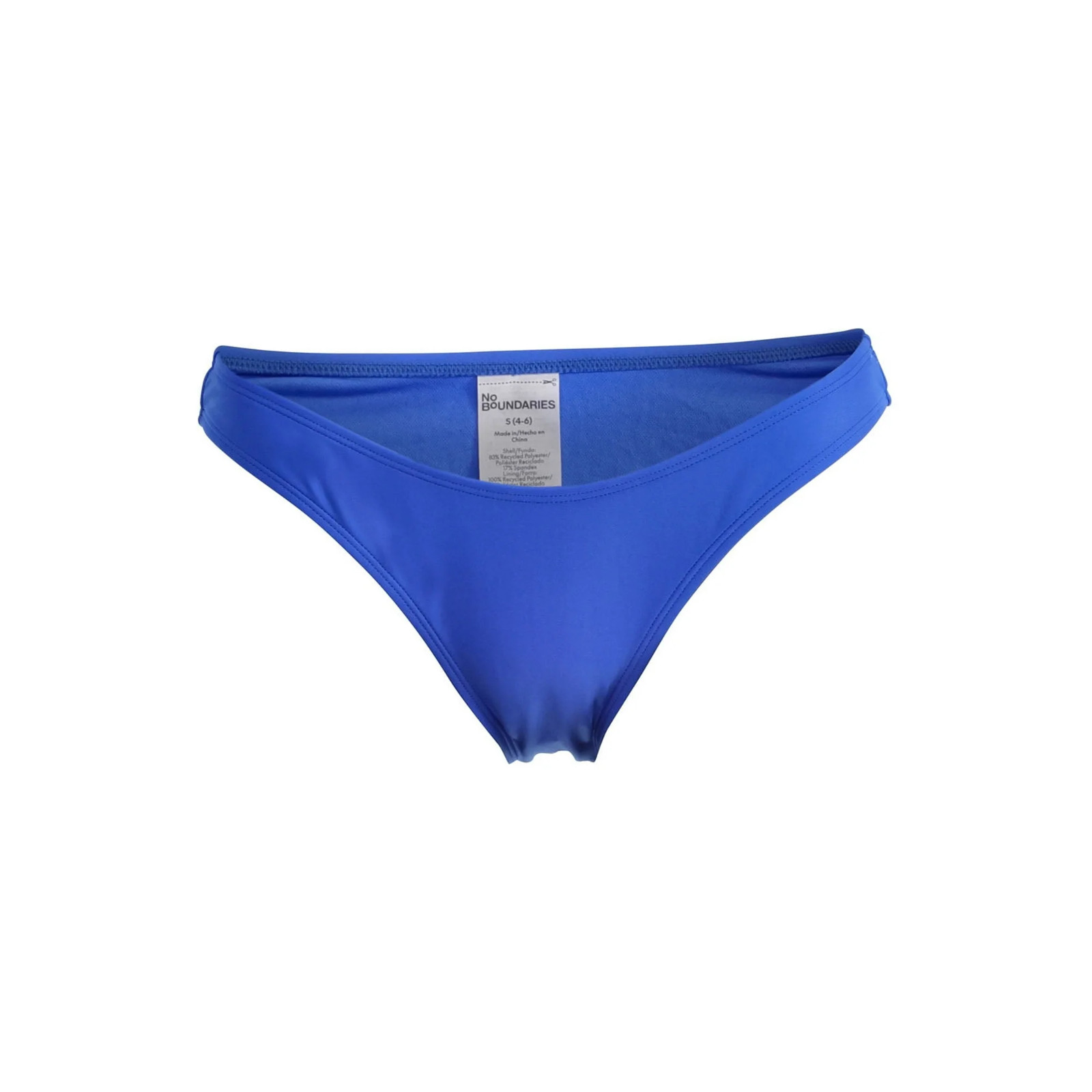 Swim Bikini Bottoms XL Blue Cheeky High Leg Low Waist Gypsy Bohemian New