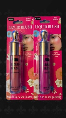 Lot of 2 B COLOR LIQUID BLUSH ( PARTY PINK)