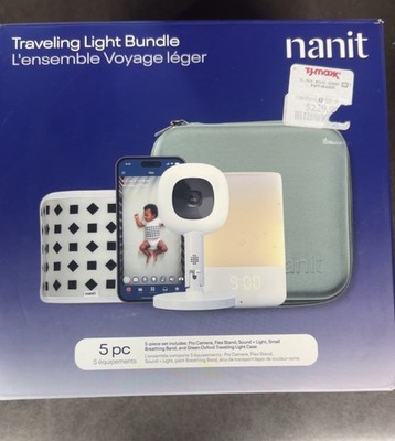 Nanit Travel Bundle Pro Camera Portable Stand Baby Night Light Travel Case
