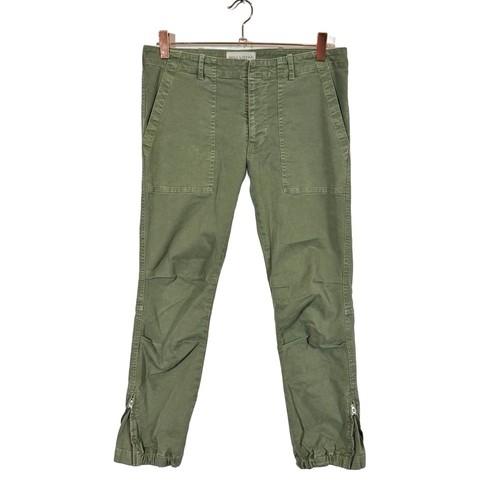 Pantalón Militar Francés Recortado Nili Lotan Camuflado Verde Ejército talla:4- Todavía $345 - Imagen 5 de 14